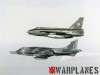 English Electric Lightning F.2 XN782 in formation with Hawker Harrier_1