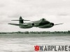 Gloster Meteor F.4 low level flight