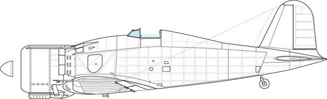 Model \"bis\" is most numbered in the Fiat G.50 manufacture and in regard to the manufacturer or the production block it\'s have many of differences. Sample above is the first produced \"bis\" model. Feature- all new vertical tail construction, different panels on the fuselage, redesigned rear fuselage, tail wheel in the new front position, small panel near the machine gun cover, no blast cover for the machine gun\'s, tropical filter, air speed tube under the fuselage.