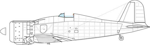 Second known variant of the \"bis\". Feature- no tropical filter, small blister on the engine cowling, no blister on the armament bay cowling, redesigned metal cover under the engine flaps.