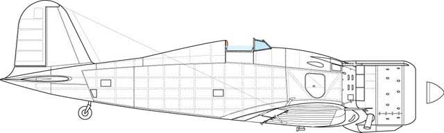 Starboard sde view of the above variant. Feature- new panels on the fuselage specific for the \"bis\" model.