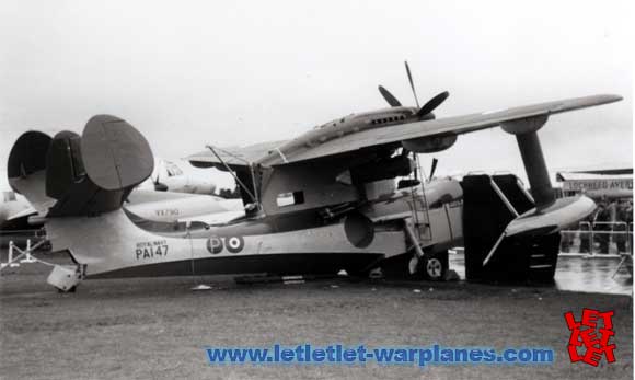 The second Seagull prototype PA 147 on display at the 1949 SBAC at Farnborough.