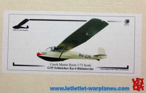 CMR glider resin kit box