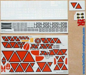 Flevo decals set FD-72-012: ML KNIL 1939-1942