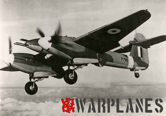 A production Whirlwind -P7110- with everything 'out and down'. It was not yet fitted with a squadron call sign. We clearly see the Fowler flaps extended with the extreme part of the engine nacelle attached. P7110 was the 100th production Whirlwind!