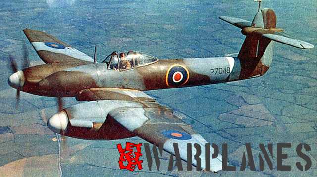 One of the few Westland colour pictures of the Whirlwind showing P7048. The plane carries no guns!  After the war it was flown for some time by Westland carrying civil registration G-AGOI.