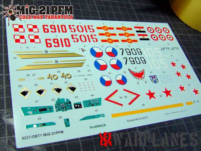 MiG-21PFM decals