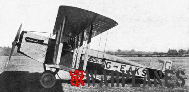 Sopwith Wallaby G-EAKS Oct. 1919