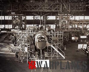 The first XP6M-1 prototype nearing completion.