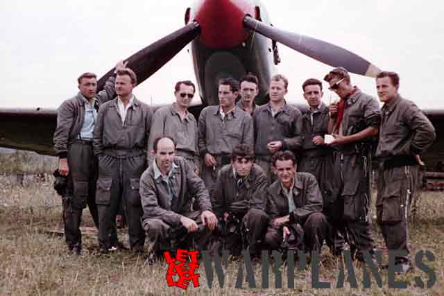 Crew with their Avia B-33