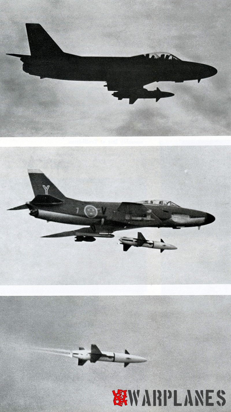 Firing sequence of the Rb 304 weapon from an A 32A. (SAAB Sonics) 