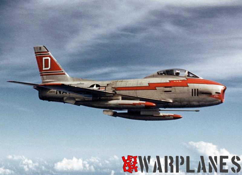 North-American-FJ-3M-Fury-BuNo.-136142-of-VF-121-1957