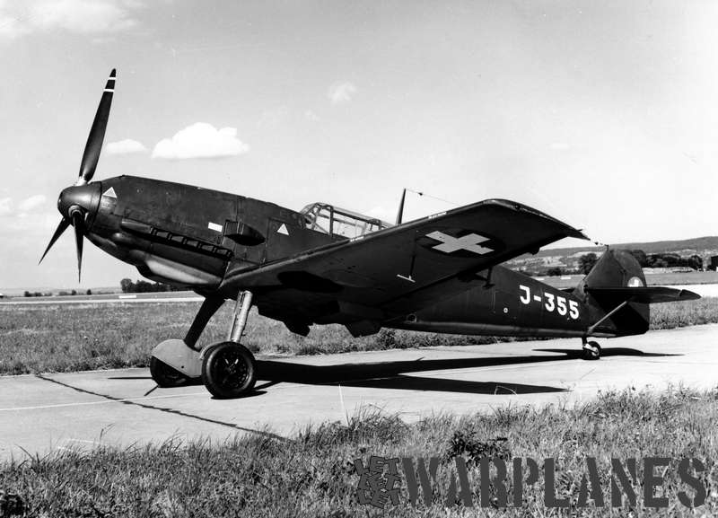 Messerschmitt Me 109E J-355 Swiss AF