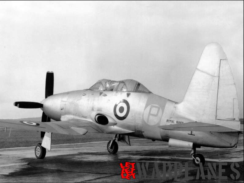 The single T.3 dual-seat training version of the Wyvern. Only one was built!