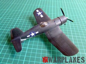 Lindberg's Corsair in 1/72 scale