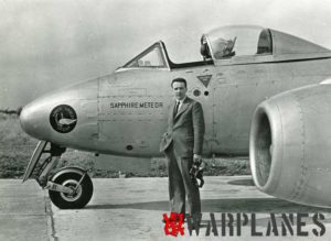 Gloster Meteor WA820 Armstrong Siddeley Sapphire test bed