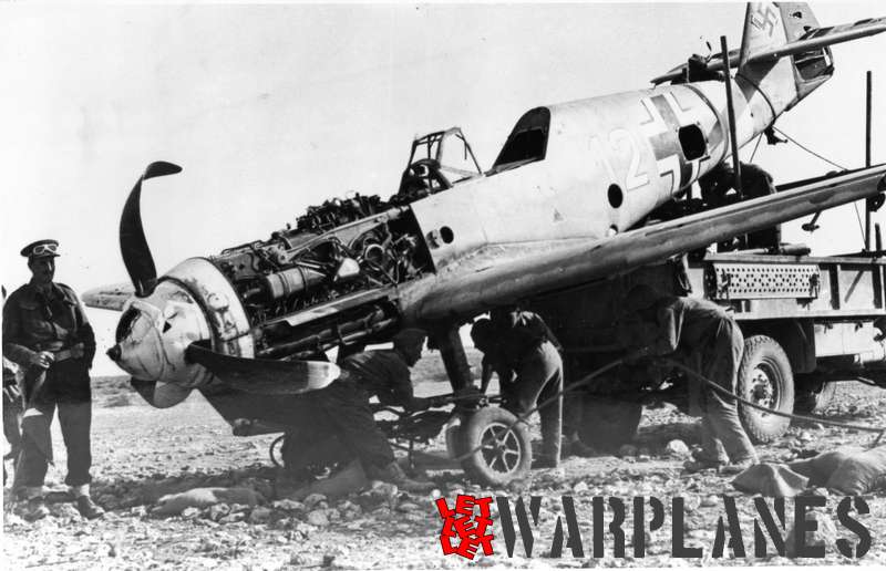 Messerschmitt Me-109F captured RAF East Africa