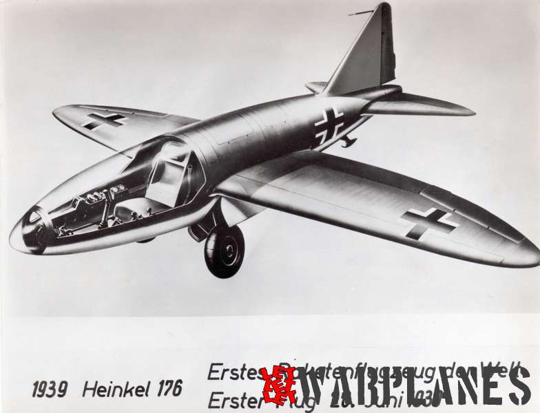 Heinkel He-176V2 artist impression Photo: Heinkel  Copyrights: free