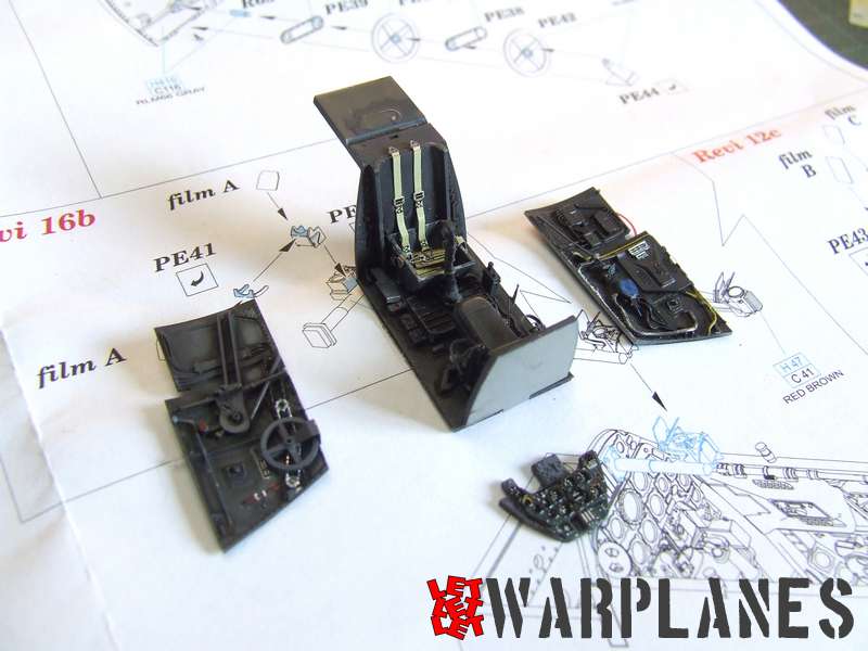 Bf 109G-6 Brassin cockpit