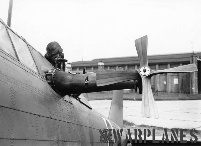 The same Fairey Battle now carrying the Irish national markings and no. 97 on the fuselage. Note winch installation driven by a wooden propeller (Irish AC photo)
