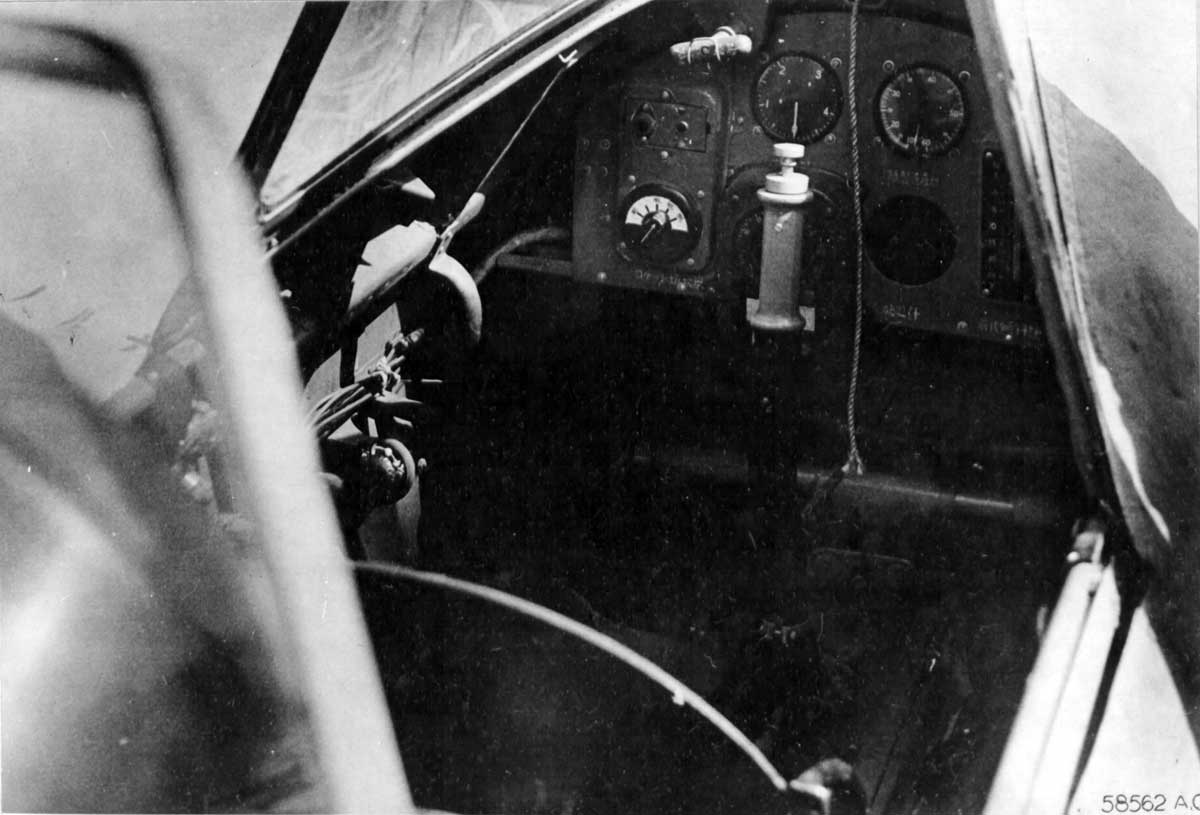 Ohka cockpit is absolute minimal, juast the most important instruments need to pilot in last minutes of his life.