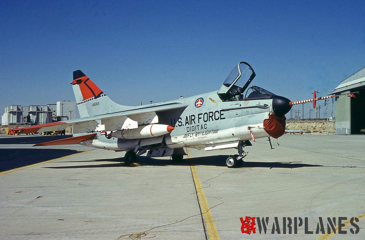 L.T.V. YA-7D no. 67-14583 DIGITAC, fly-by-wire system were tested on this sample airplane.